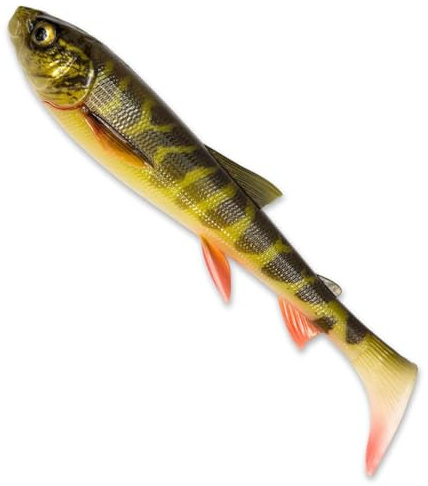 Savage Gear 3D Whitefish Shad - Gummifische, Farbe:Pike, Länge/Gewicht/Packungsinhalt:20cm / 62g / 1 Stück
