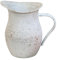 All Chic Vintage Metall Blumenvase Milchkännchen Vase Rustikale Vase Kleine Vasen für Blumen Vintage Dekorativer Krug Metall Rustikale Vase Küche Blumenvase Krug