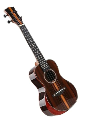 24-Zoll-Ukulele-Gitarre Aus Massivem Holz, Professionelles Saiteninstrument Mit Nylontasche Und Saiten Ukulele für Anfänger
