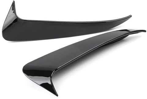 Nebelscheinwerfer Air Vent, for Mercedes-Benz, for C-Klasse Sport W205 C43 C63 AMG 2014–2021, 4-türige hintere Stoßstange, seitliche Lüftungsschlitze, Kotflügel, Spoiler, Auslass-Splitter (Size : Glo