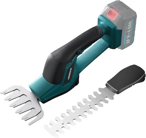 KIESBOHR Cordless Hedge Trimmer Compatible with Makita 18V Battery, 2-in-1 Electric Hedge Trimmer and Grass Shear for Shrub,Grass,Bush and Garden(Battery and Charger Not Included)