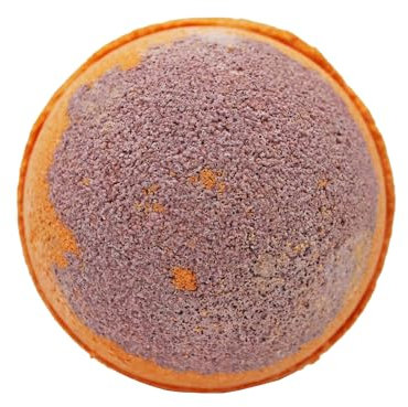 Fizzy Bath Bomb Cinnamon Orange - Badekugel (180 g / 6.34 oz) | würzig-warmer Duft nach Zimt & Orange