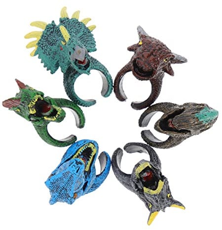 ifundom 6pezzi Anelli Animali Giocattolo Per Ragazzo Ragazza Ragazza Giochi Compleanno Regali Festa Prizes