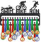 SUPERDANT Porta Medaglie da Parete Da Triathlon Espositore per Medaglie Sportive Gancio per Nuoto Bici Corsa Ferro Medaglie 30 gancio Espositore da Parete per Medaglie per Giocatore Regali per Atleti