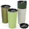 Greentainer Travel Mug mit Deckel,Plastik Robust Coffee-to-go-Becher,600ml Wiederverwendbare Thermobecher,Auslaufsicher Becher für Wasser Milch Tee |Camping Kaffeebecher für RV,Party,Picknick