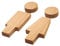 KESOTO 2Pcs Holz Männer und Frauen Wc Zeichen Waschraum Tür Label Badezimmer Dekorationen Tür Zeichen für Hause, Khaki, 16.8 cm Und 16.8 cm
