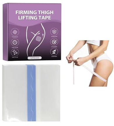 Generisch 10 Stück Sofortiges Oberschenkel-Lifting-Tape, Oberschenkel-Lifting-Aufkleber, Selbstklebendes Bein-Lifting-Band zur Straffung und Festigung, Anti-Cellulite-Schlankheits-Aufkleber