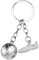 Vin Beauty Schlüsselanhänger Fußball Fussballschuh Fussball Anhänger Edelstahl Fussball Geschenke Fußball Schlüsselanhänger für Jungen Silber Sportfan Schlüsselanhänger Metall Keychain Deko