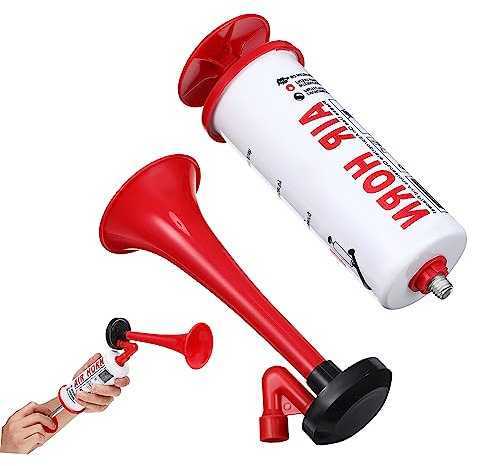 CHILDWEET Handheld-drucklufthorn Tragbares Lufthorn Lauter Geräuschmacher Für Boot-Auto-sportveranstaltungen Hochwertiges Metall-Plastik-Horn Installieren Bedienen