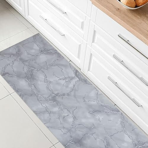 Nada Home Tappeto cucina passatoia antiscivolo a metro effetto marmo marmorizzato 7040
