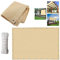 Auvent de carport extérieur, beige, voile d'ombrage rectangulaire, tissu lourd pour clôture, ombrage de piscine, blocage des UV, 1 x 3 m, 3 x 4 m, 4 x 6 m, idéal pour terrasse, pergola