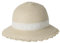 VERTBAUDET Chapeau Paille et Dentelle bébé Fille Sable 44/47CM (12/18M)