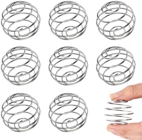 NHQZ 8 Pièces Boule De Secousse De Shaker Protéines, Acier Inoxydable Boule De Secousse,Shakers Protéinés En Pour Boissons Mélangées De Protéines,Pour Mélanger Les Boissons En Poudre(3.2 * 3cm)