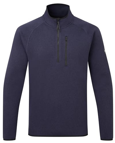 Gill Mens 1/4 Zip Knit Fleece Pullover/Top - Thermal, Lightweight & Breathable