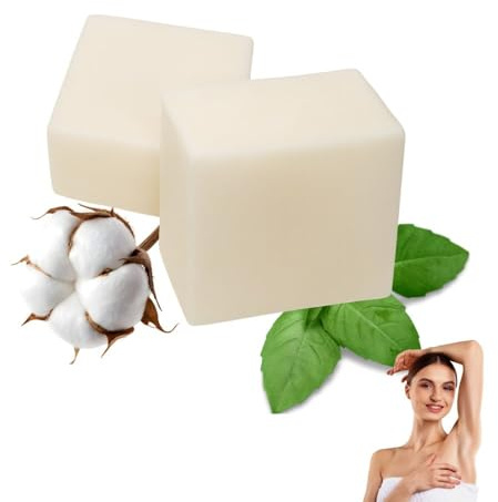 Savia de Alma Natürliches festes Deo mit grünem Tee, 100 g, vegan, umweltfreundlich und ohne Aluminiumsalze, neutralisiert schlechten Geruch, ohne die Poren zu blockieren (Algodón)