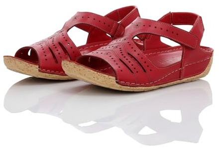 Gemini Damen Sandale rot
