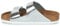 Birkenstock Arizona Leder Softfootbed, Ciabatte Donna, Argento (Metallic Silver), 40 EU