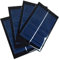 NUZAMAS Juego de 4 Piezas 6V 100mA 90X60mm Micro Mini Células de Panel Solar para Energía de Energía Solar, Hogar DIY, Proyectos Científicos - Juguetes - Cargador de Batería