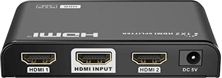PremiumCord 4K HDMI 2.0 Splitter 1-2 Ports, Unterstützung UHD 4Kx2K / 60Hz, FULL HD, 3D, HDCP 2.2, CEC, Dolby TrueHD, Farbe Schwarz