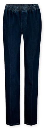 BRÜHL FINE TROUSERS Herrenhose Gustav 190340 I Schlupfhose Herren mit Rundum-Gummibund aus Stretch-Denim-Qualität I Optimale Bewegungsfreiheit
