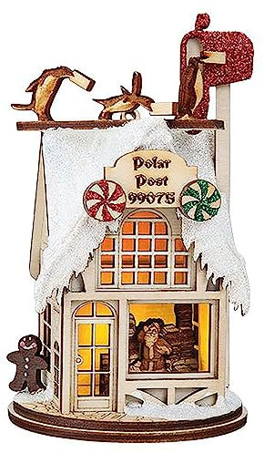Ginger Cottages Polar Post Office Ornaments for Christmas Tree