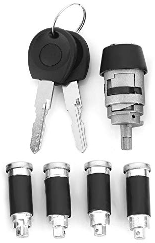 Kit accensione serratura,KIMISS 357905855A cilindro serratura accensione e chiave per T4 1990-2003