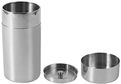 Latas de té, Bote de lata de té con tapas dobles herméticas para té suelto y bolsitas de té, botes pequeños de cocina para té, café, azúcar, almacenamiento, hojas sueltas(550 ml)