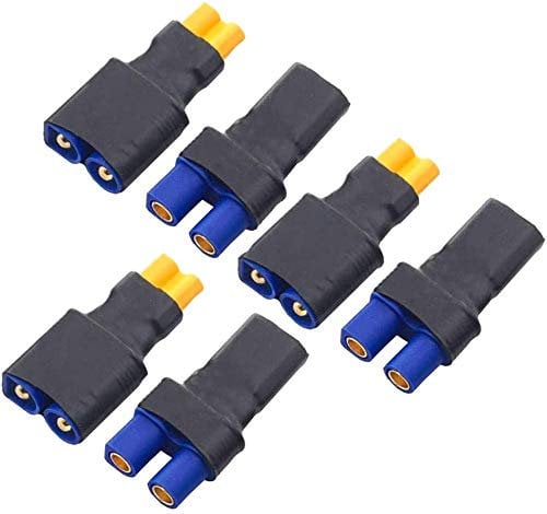 3Pairs No Wires XT30 to EC3 Plug Female Male Adapter Wireless Connector for RC FPV Drone Car Lipo NiMH Battery Charger ESC(6pcs)