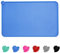 MOACC Tapis Gamelle Chien, Tapis d’Alimentation pour Chat en Silicone aux Normes FDA, Imperméable et Antidérapant, Bleu, 54 X 38 cm