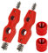 JMIATRY 4 Pcs Copper Pipe Cleaner and Reamers Set, Pipes Reamer Deburring Tool, 2 Copper Pipe Cleaners and 2 Reamer, 4 In 1 Pipes Deburring Brush for PVC, PPR, Coppers and Aluminum Pipes
