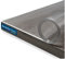TEXMAXX Tischfolie transparent 2mm mit abgeschrägter Kante - Tischschutz transparent - 50 cm x 40 cm
