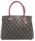 GUESS Women Noelle Girlfriend Satchel Bag, Braun
