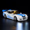 Kyglaring LED Lighting Kit (No Model) - Compatible with Lego 76917 Speed Champions 2 Fast 2 Furious Nissan Skyline GT-R Race Car Building Blocks Model Set - Only Leds No Brick Set (Classic Version)