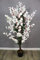Arnusa Plante artificielle en pot 120 cm, plante d’hiver et de printemps (blanc)