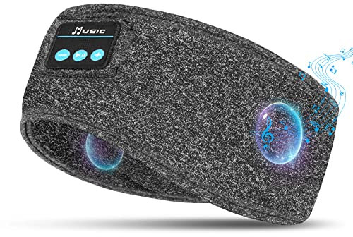 flintronic Sleep Headphones, Headband Sports Headphones, Bluetooth Wireless Sleeps Earphone with Ultra-Thin HD Stereo Speakers, Suitable for Sports/Side Sleep/Yoga/Fitness/Relaxation