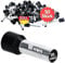 50 Stück Kalitec AE2518SW Aderendhülsen isoliert 25mm² 18mm lang schwarz I Made in Germany I Industriequalität