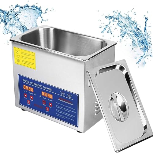 ExoticaBlend Commercial Ultrasonic Cleaner Sonic Cleaner with Heater|Basket for Jewelry, Ring, Eyeglasses, Watchband, Coins, Small Metal Parts,15L
