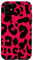 iPhone 11 Red Leopard Cheetah Print Phone Case Animal For Women Cute Case