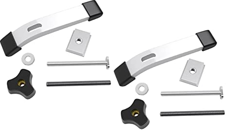 Carriere 2-Teiliges Schnell Wirkendes Niederhalter-Set Aus Metall, Passend für Zubehör für Holzbearbeitungswerkzeuge, Tischkreissägen