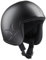 BANDIT Jet SKY3 Open Motorcycle Helmet Matte Black Central Bezel Side Star Embossed Custom Biker Style Dull Black Open Helmet SKY3 (L)