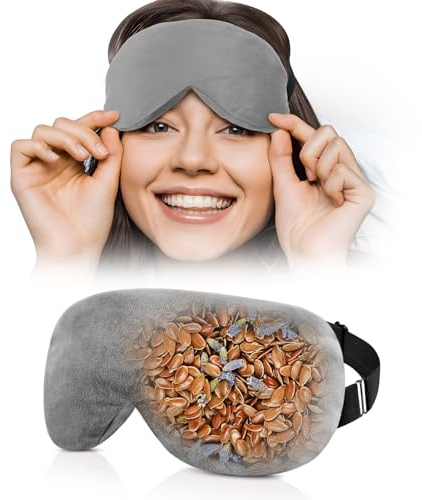 AROMA SEASON Wärmebrille für Mikrowelle für ultimative Entspannung | Wärmende Augenmaske