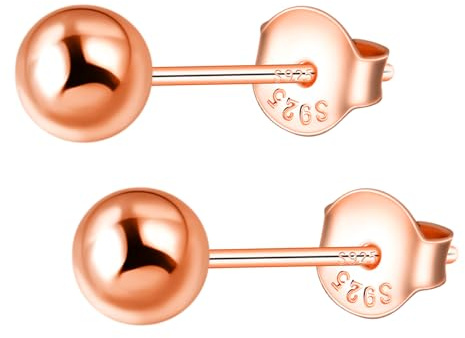 MICYUMI Orecchini a sfera in argento Sterling S925, da uomo e da donna