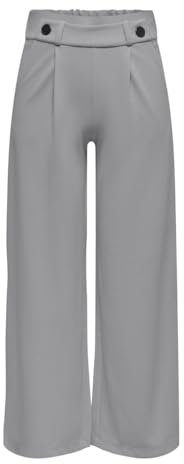 JdY Jdygeggo New Long Pant JRS Noos Pantalon avec Coupe Large, Gris Formel, L / 32L Femmes