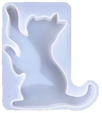 Katzen-Silikonform, Tierkerzenformen, handgefertigt, Hunde, Gießformen, Harzformen, Backformen für Kuchendekorationen