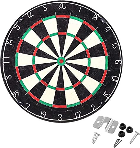 18 Zoll Profi-Dartboards, Sisal-Turnier-Dartboard Mit Klammerfreiem Ultra Mit Drehbarem Zahlenring
