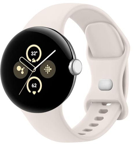 Oumida Bracelet Compatible avec Google Pixel Watch 3 41mm - Sport Silicone Souple pour Watch 2/1