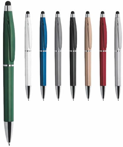 Penne Personalizzate stampa colori gadget personalizzata lotto 50 100 200 con gommino per touch screen PD090 (100)