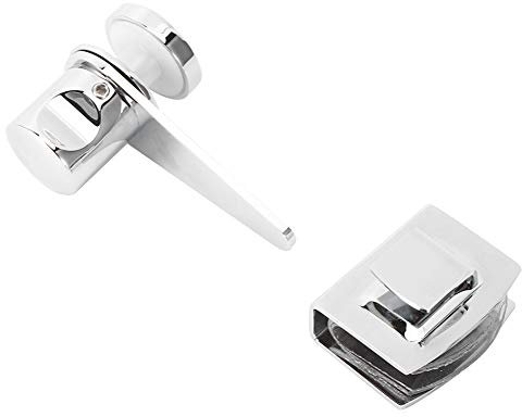 Glastürschloss, Türriegel, Schiebetürriegel, Oberflächenmontierter Schieberiegel, Schiebetor, Bodenriegel, Einzelriegel für Badezimmer, Büro, Toilette, Geschäft