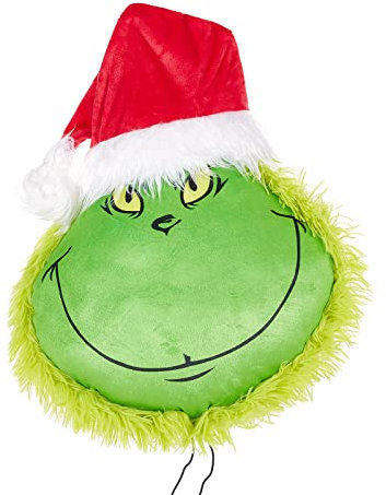 Decorazioni per il corpo del ladro di Natale, set di ornamenti per albero di Natale con braccio e testa, set di ornamenti per albero di Natale, in iuta, con braccio in peluche posabile, per interni