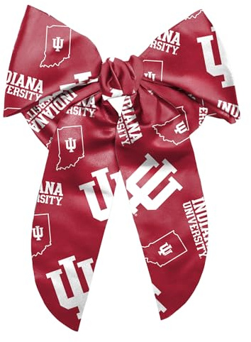 Littlearth NCAA Indiana Hoosiers Big Bow Hair Clip